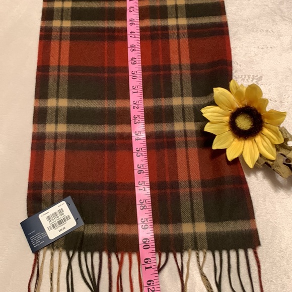 CLUB ROOM 100% Cashmere (unisex) scarf / NWT / gorgeous colors / so very⦠- Picture 8 of 8